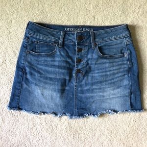 American Eagle mini jean skirt